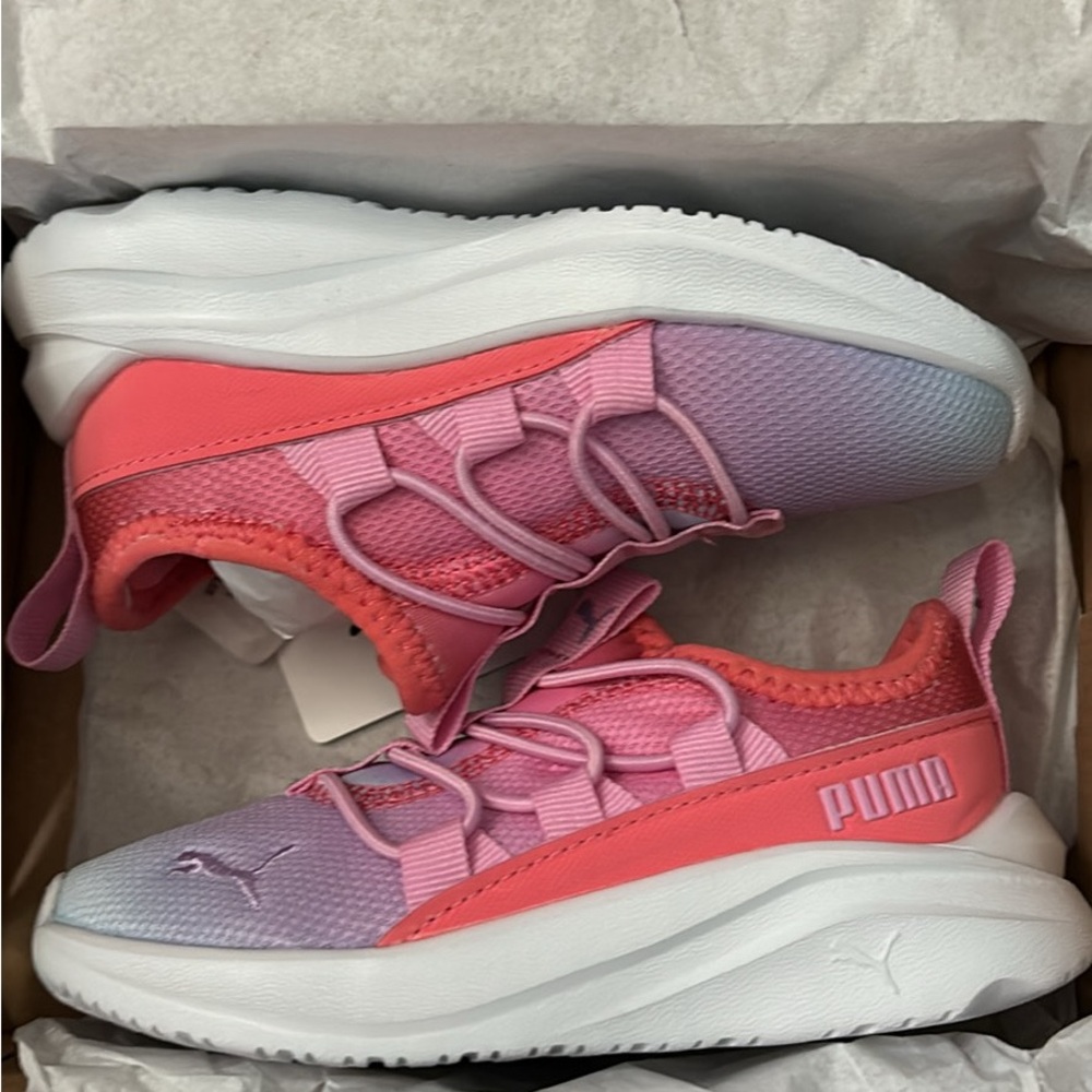 COPY - Puma Slip one for all sunset sky easy on toddler girl shoes elastic lace